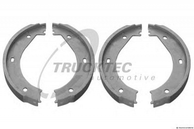 TRUCKTEC AUTOMOTIVE 0835004 -  Комплект тормозных колодок, стояночная тормозная система